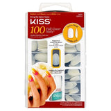 Kiss 100 Nail Cover Oval Nail Kit GOODS Superdrug   