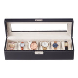 Livingandhome watch display case 6-slot 35cm, imported from the UK