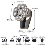 Livingandhome 9-Head rotary electric shaver (British brand)