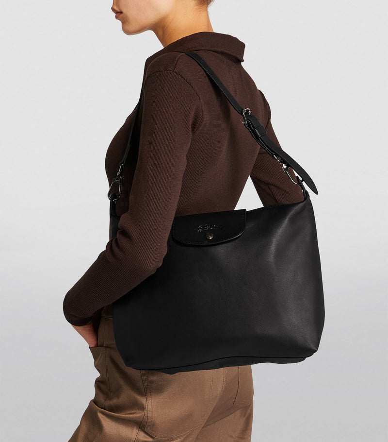 Longchamp Medium Le Pliage Xtra leather shoulder bag - British product