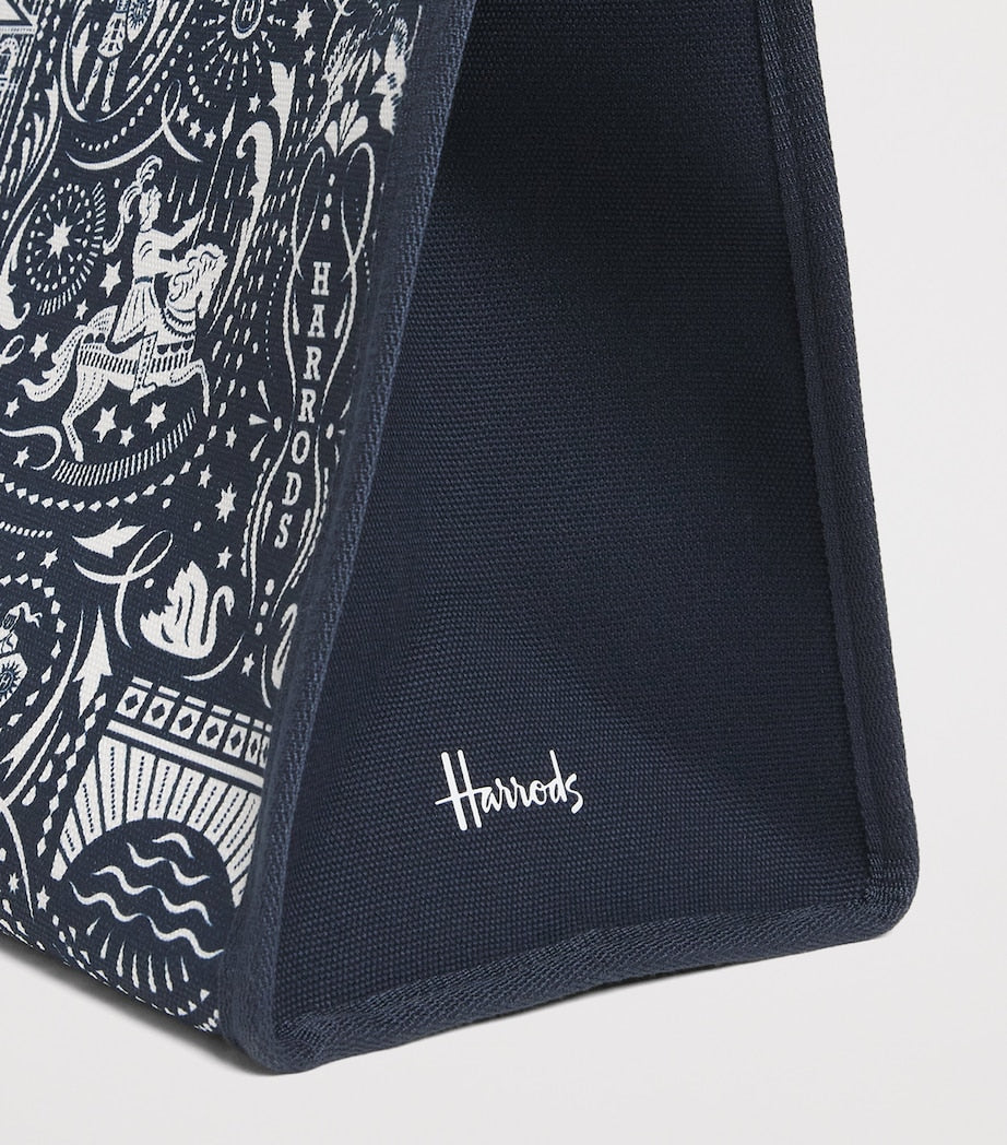 Harrods Knights of Brompton tote bag medium - British product