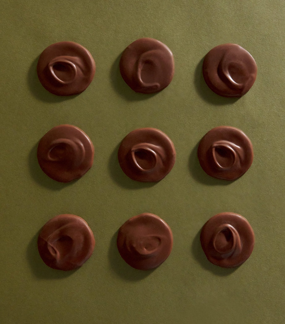 Harrods milk chocolate thins salted caramel 144g, UK version