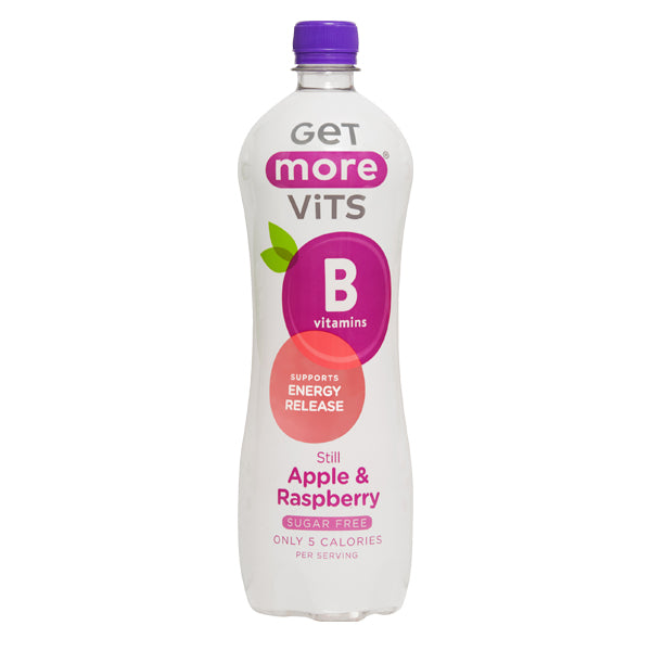 Get More Vits B Vitamins Still Apple & Raspberry 12x1L