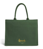Harrods large cotton logo tote bag, UK version