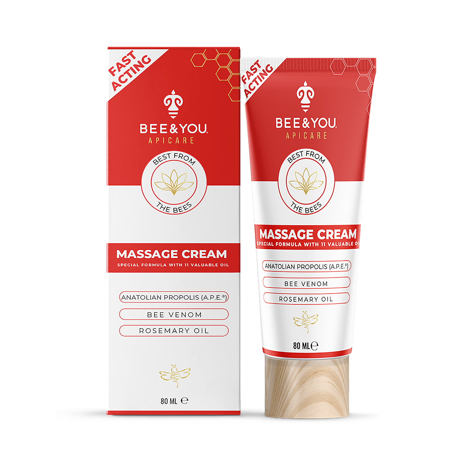 Bee&You Massage Cream 80ml - British product