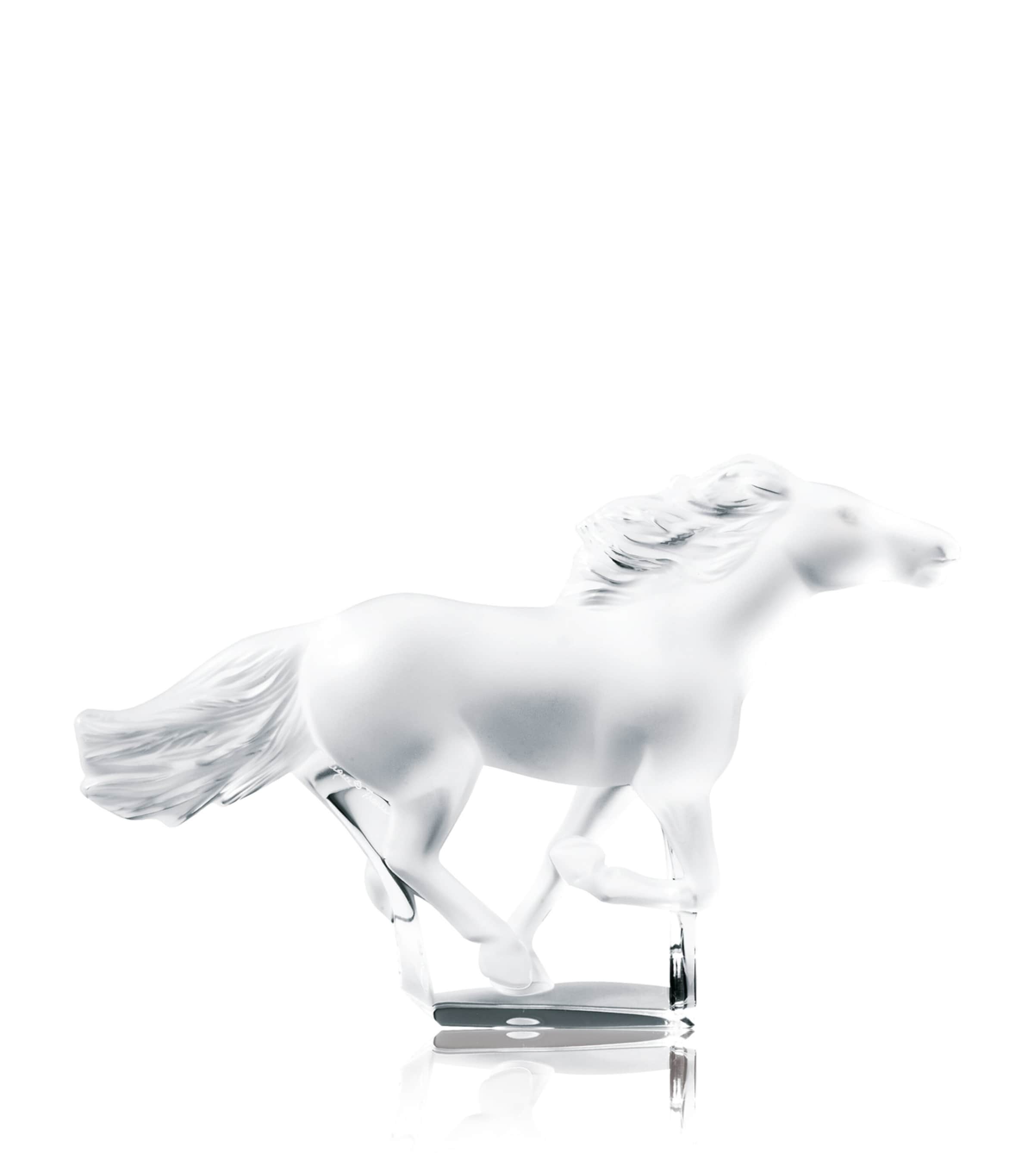 Lalique crystal Kazak horse sculpture 11cm, UK version