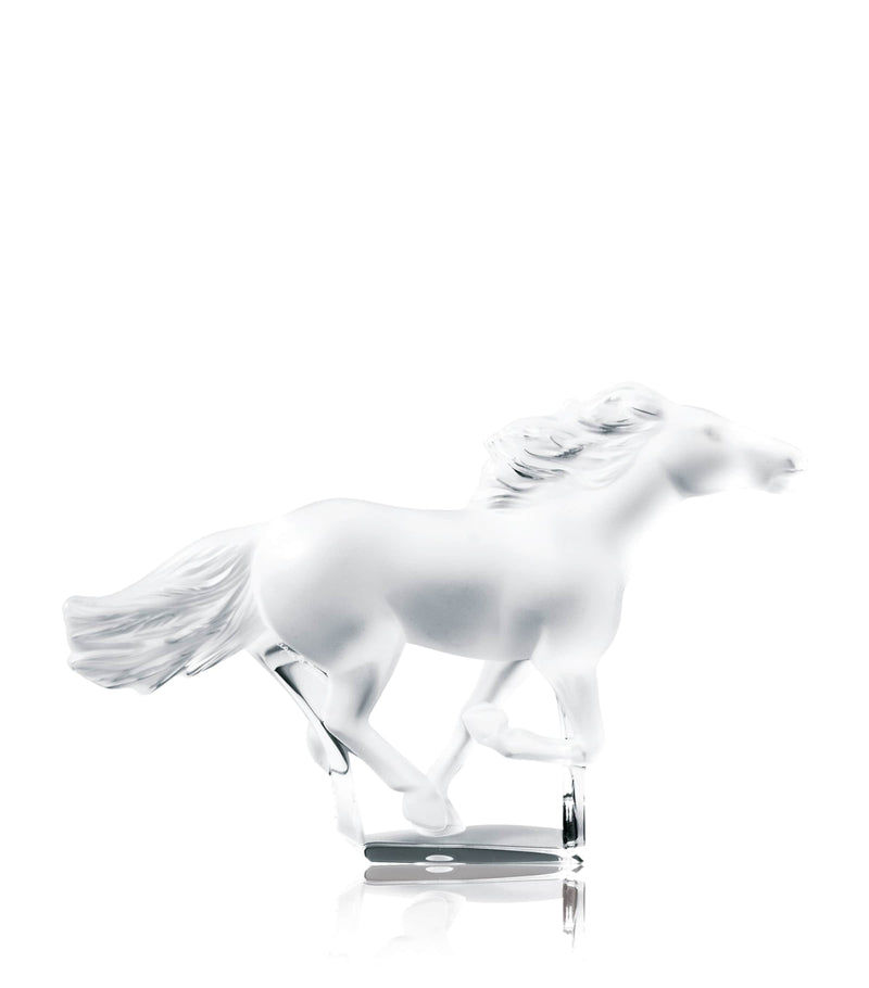 Lalique crystal Kazak horse sculpture 11cm, UK version