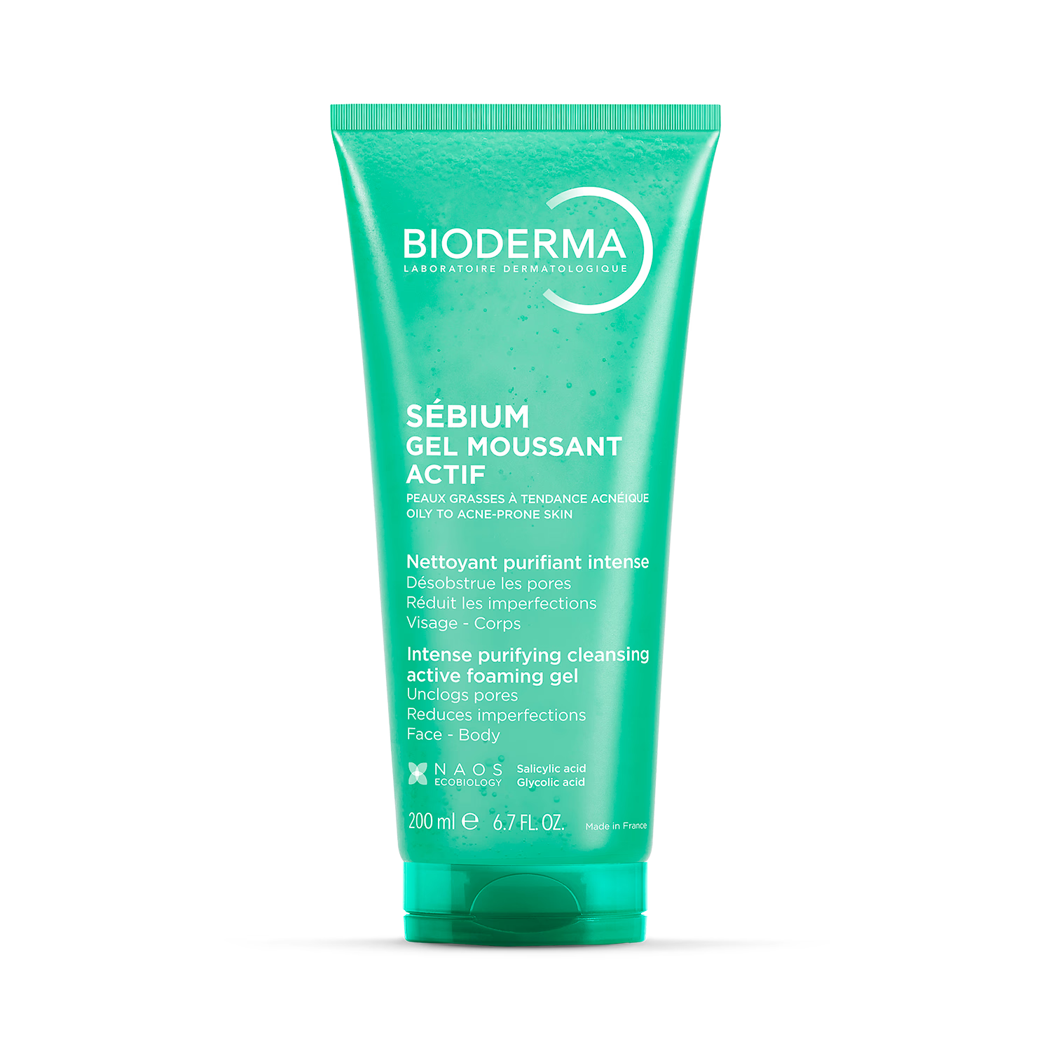 Bioderma Sébium Active Foaming Gel face wash 200ml, UK version