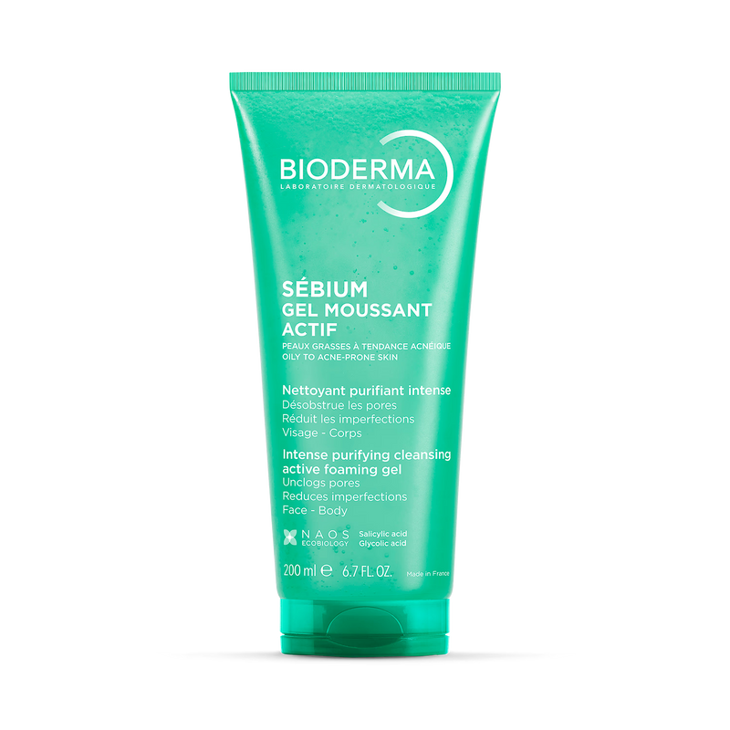 Bioderma Sébium Active Foaming Gel face wash 200ml, UK version