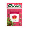 Ricola Cranberry Swiss herbal sweets box 45g (British brand)