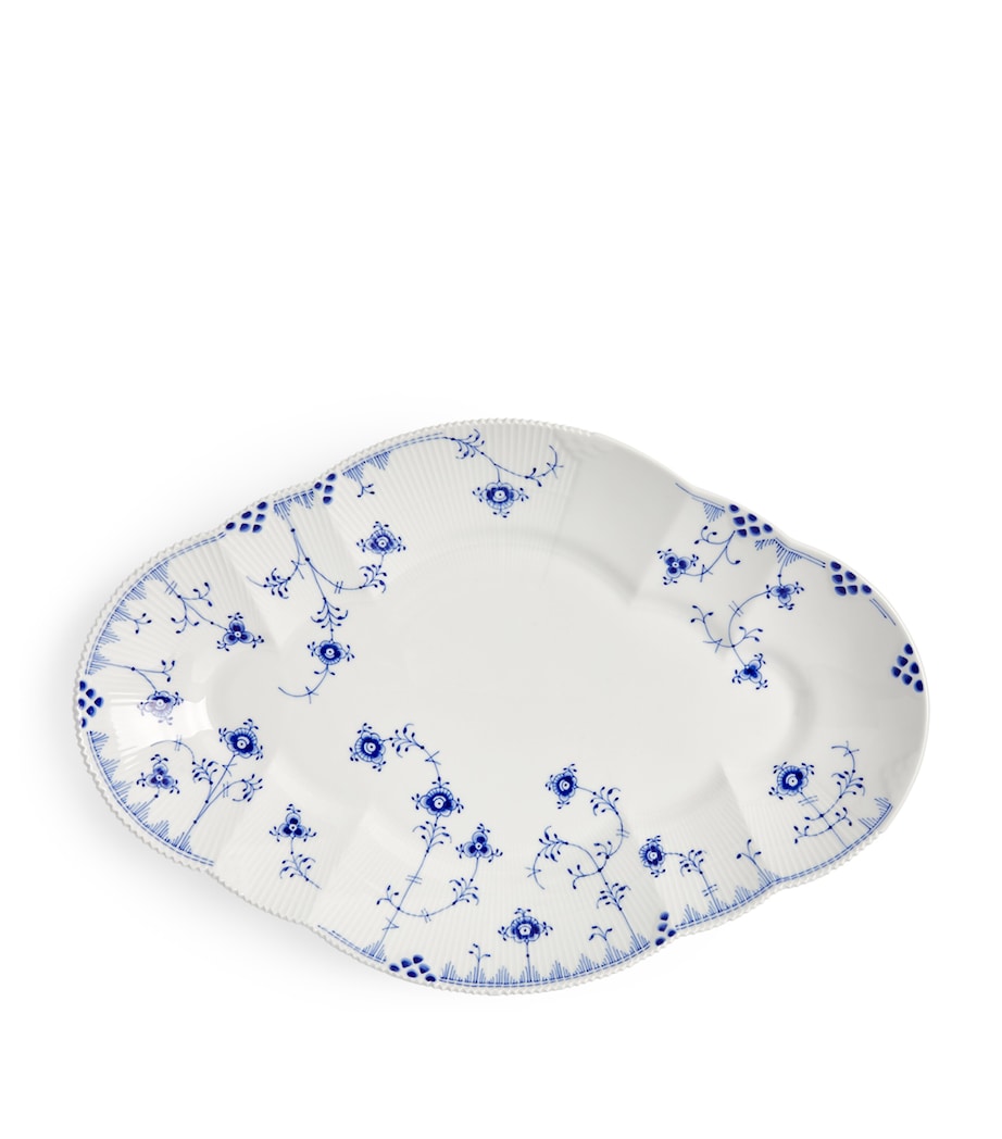 Royal Copenhagen Blue Elements porcelain dish 46cm, imported from the UK