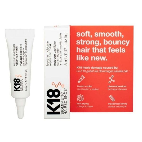 K18 molecular repair hair mask 5ml (British brand)