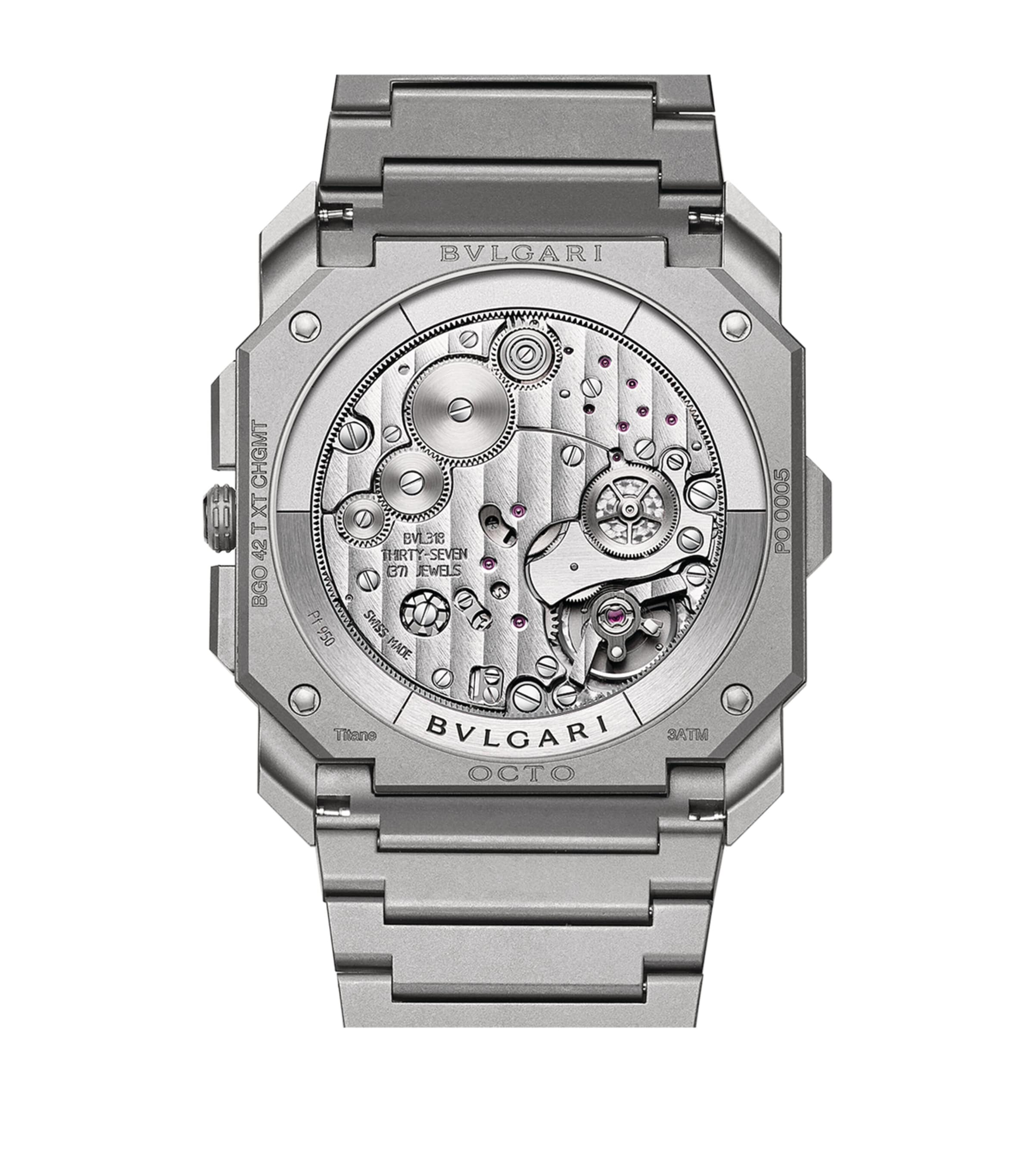 Bvlgari Octo Finissimo automatic chronograph watch 42mm titanium - British product