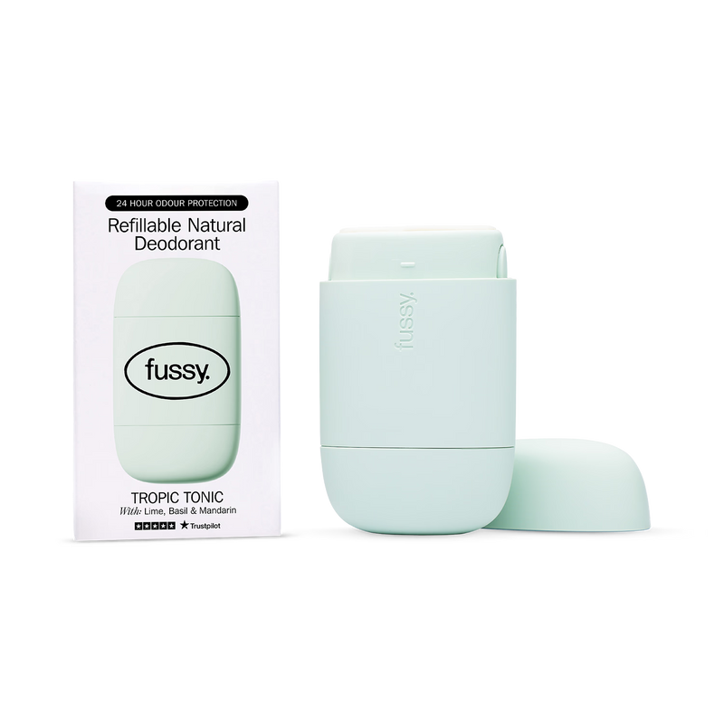 Fussy natural deodorant Tropic Tonic starter pack, UK version