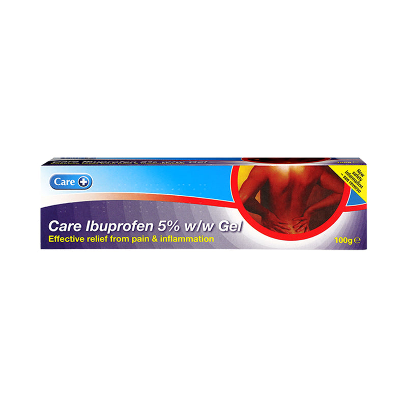 Care Ibuprofen 5% pain relief gel 100g - British product