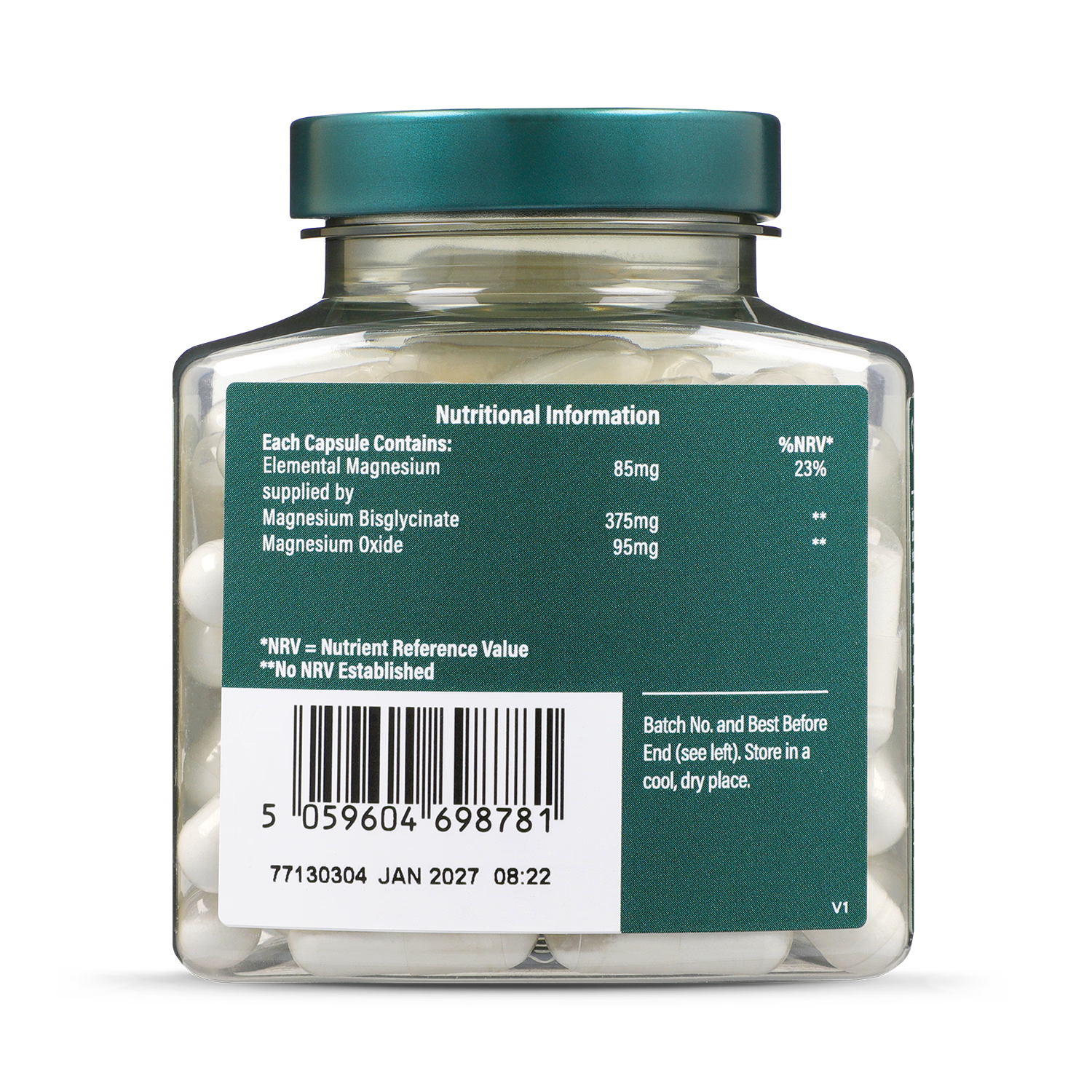 Holland & Barrett Magnesium Bisglycinate 90 Capsules, UK version