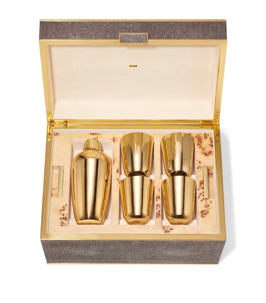 مجموعة Aerin Shagreen Classic Bar، مستوردة من المملكة المتحدة