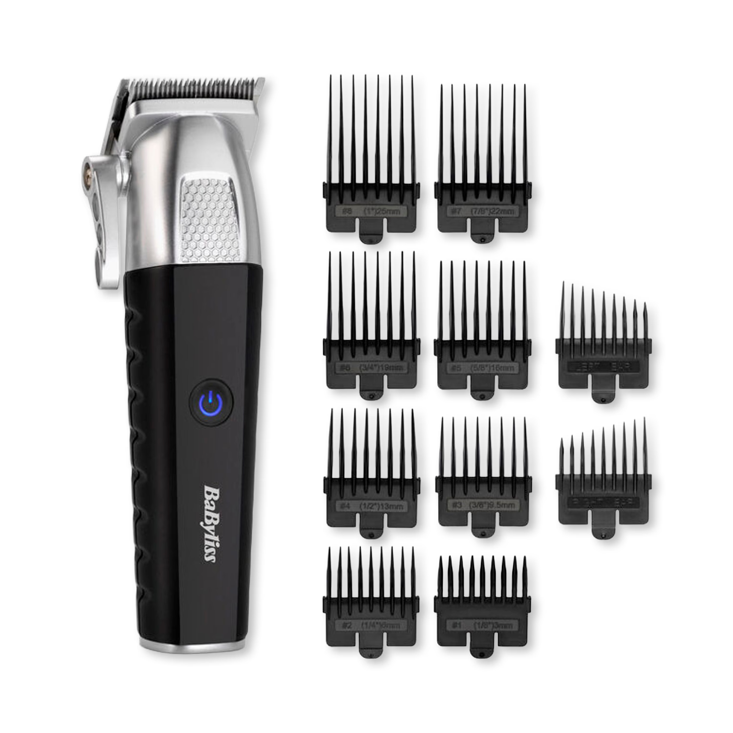 BaByliss lithium power hair clipper with stainless steel blades, UK version