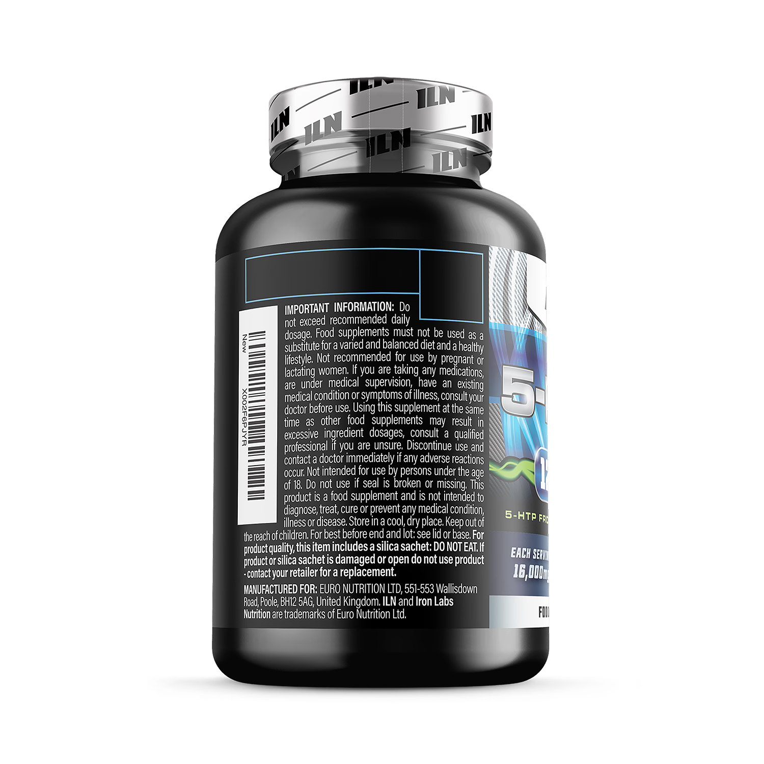5HTP Capsules high strength 200mg 120 vegan capsules (British brand)