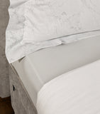 Celso de Lemos Super King duvet cover with veined marble design, 260cm x 220cm - British product