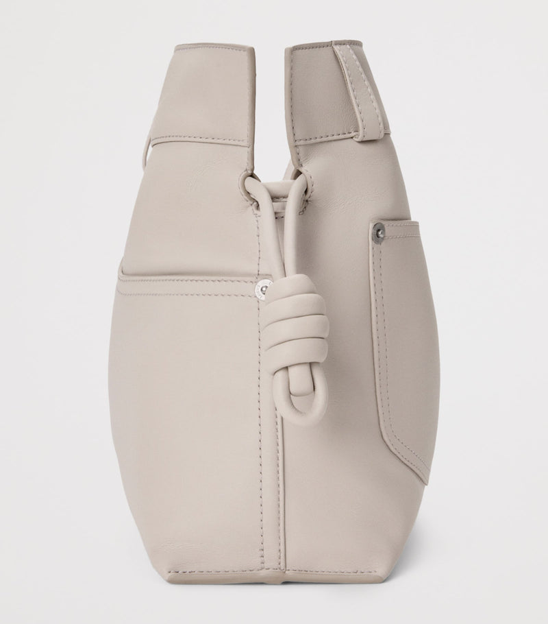 LOEWE leather jean-detail Flamenco purse clutch bag, UK version