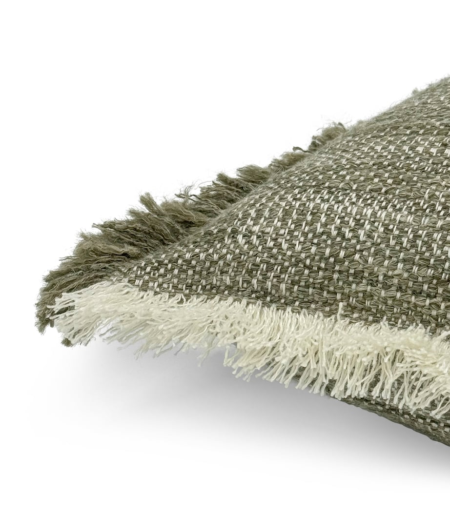 de Le Cuona linen-wool blend Tatami cushion 50cm x 50cm - British product