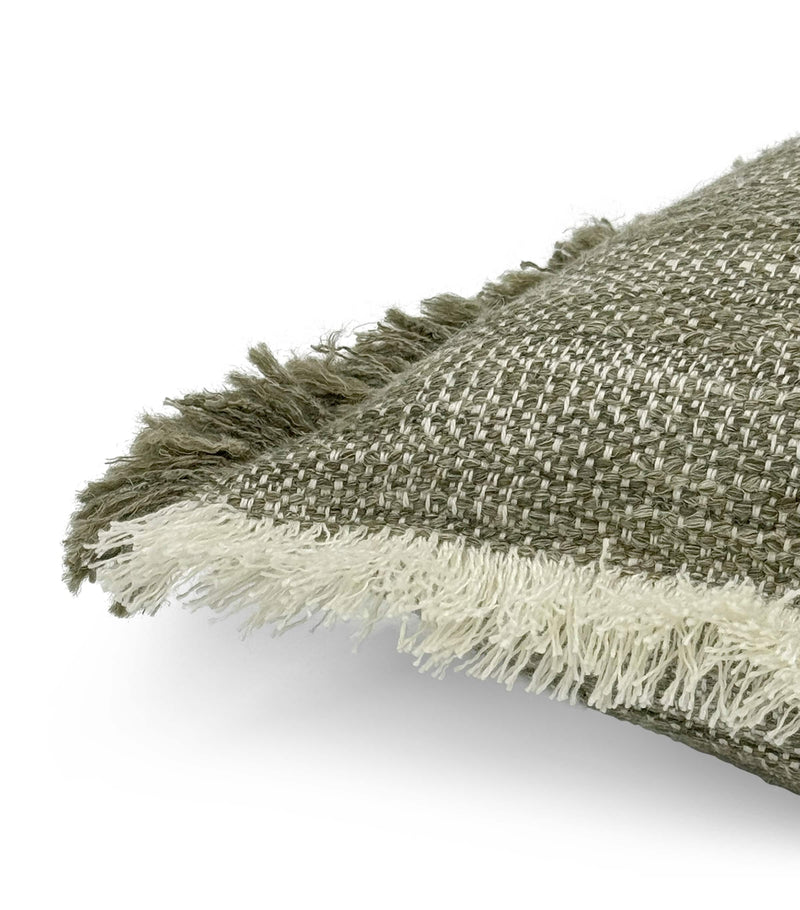 de Le Cuona linen-wool blend Tatami cushion 50cm x 50cm - British product