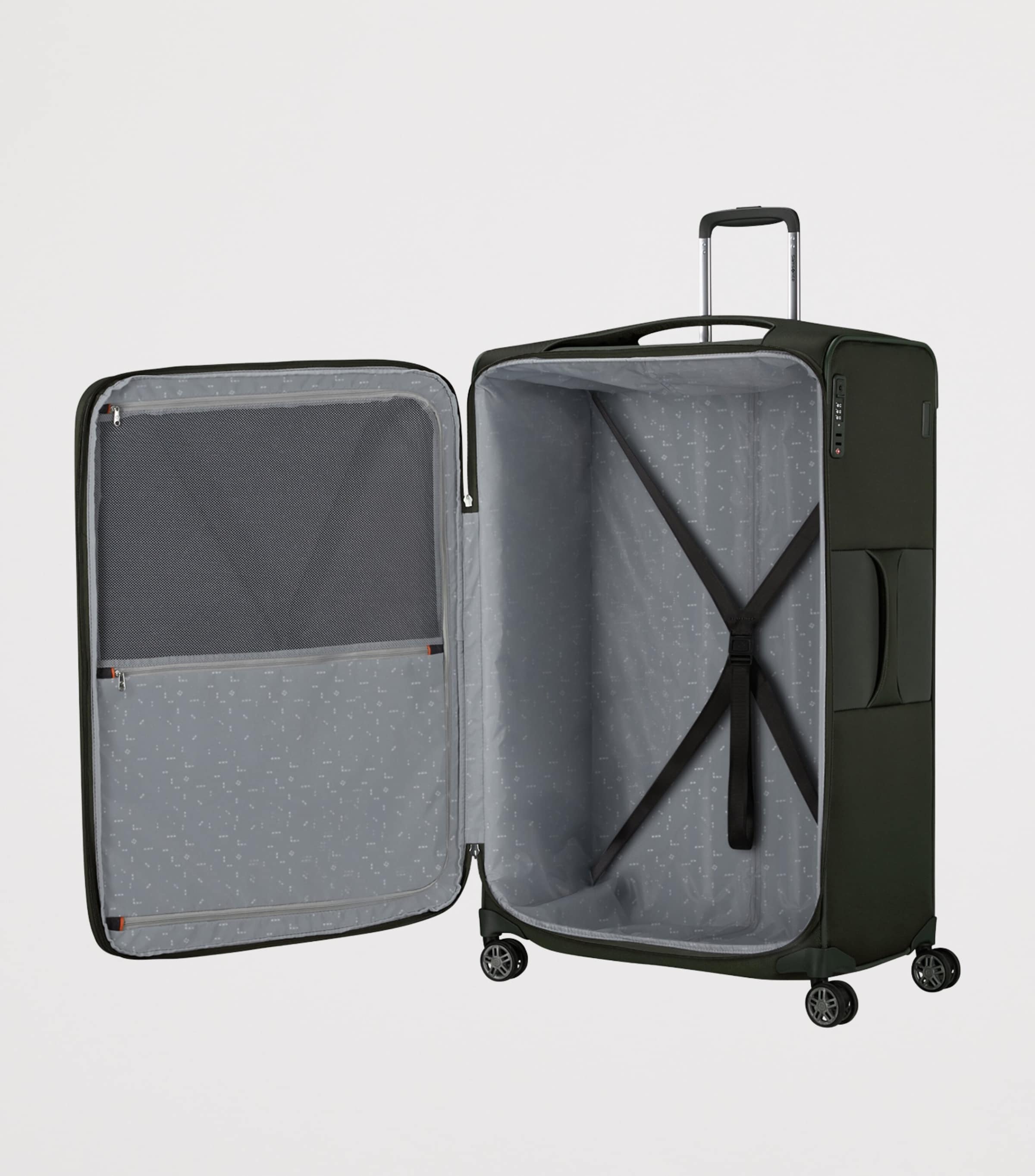 Samsonite expandable Re-Lite spinner suitcase 83cm - British product