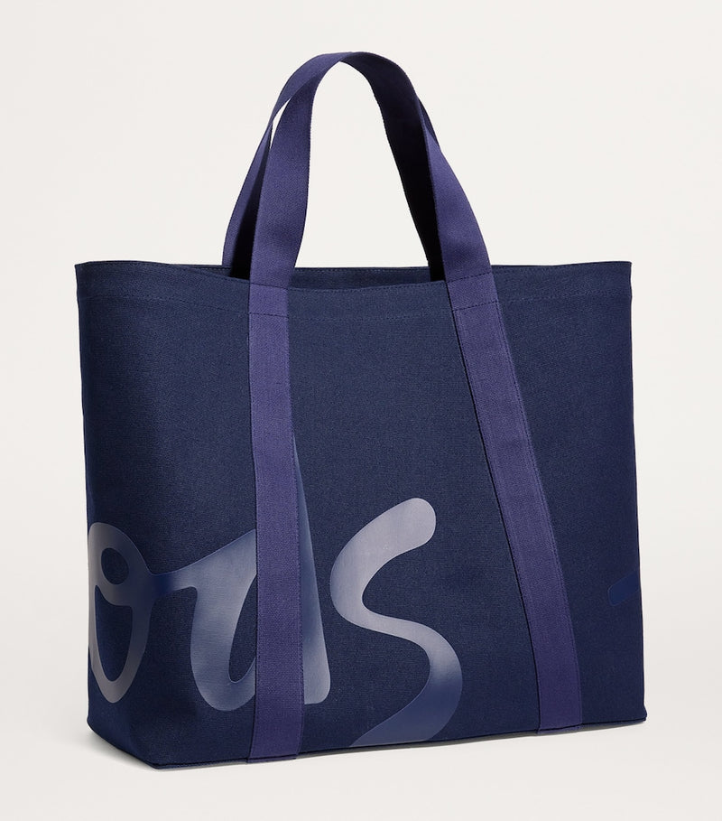 Harrods large cotton logo tote bag, UK version