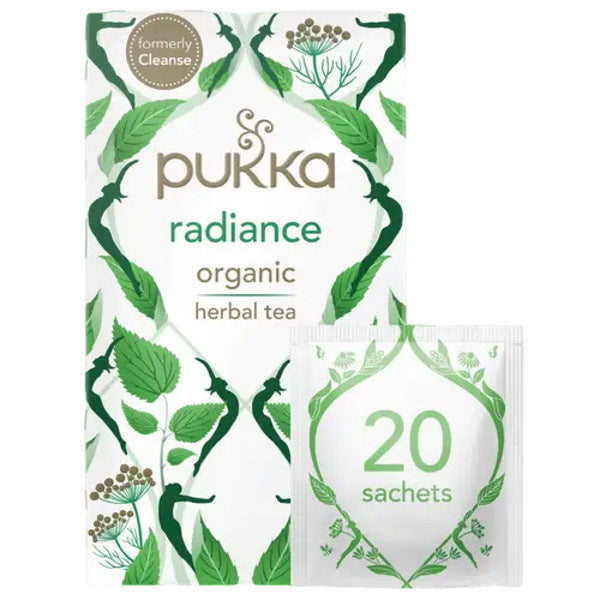 Pukka Herbs Radiance herbal tea 20 teabags (British brand)