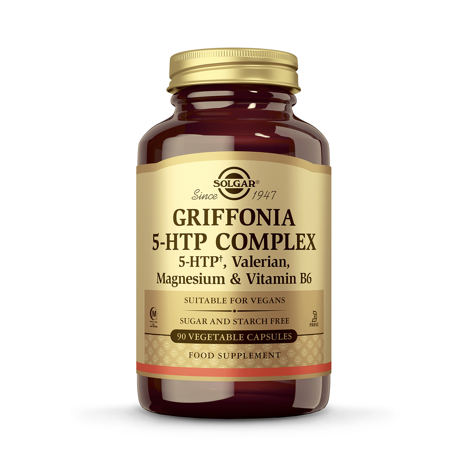 Solgar Griffonia 5-HTP Complex Sleep Support 90 Vegetable Capsules (British brand)