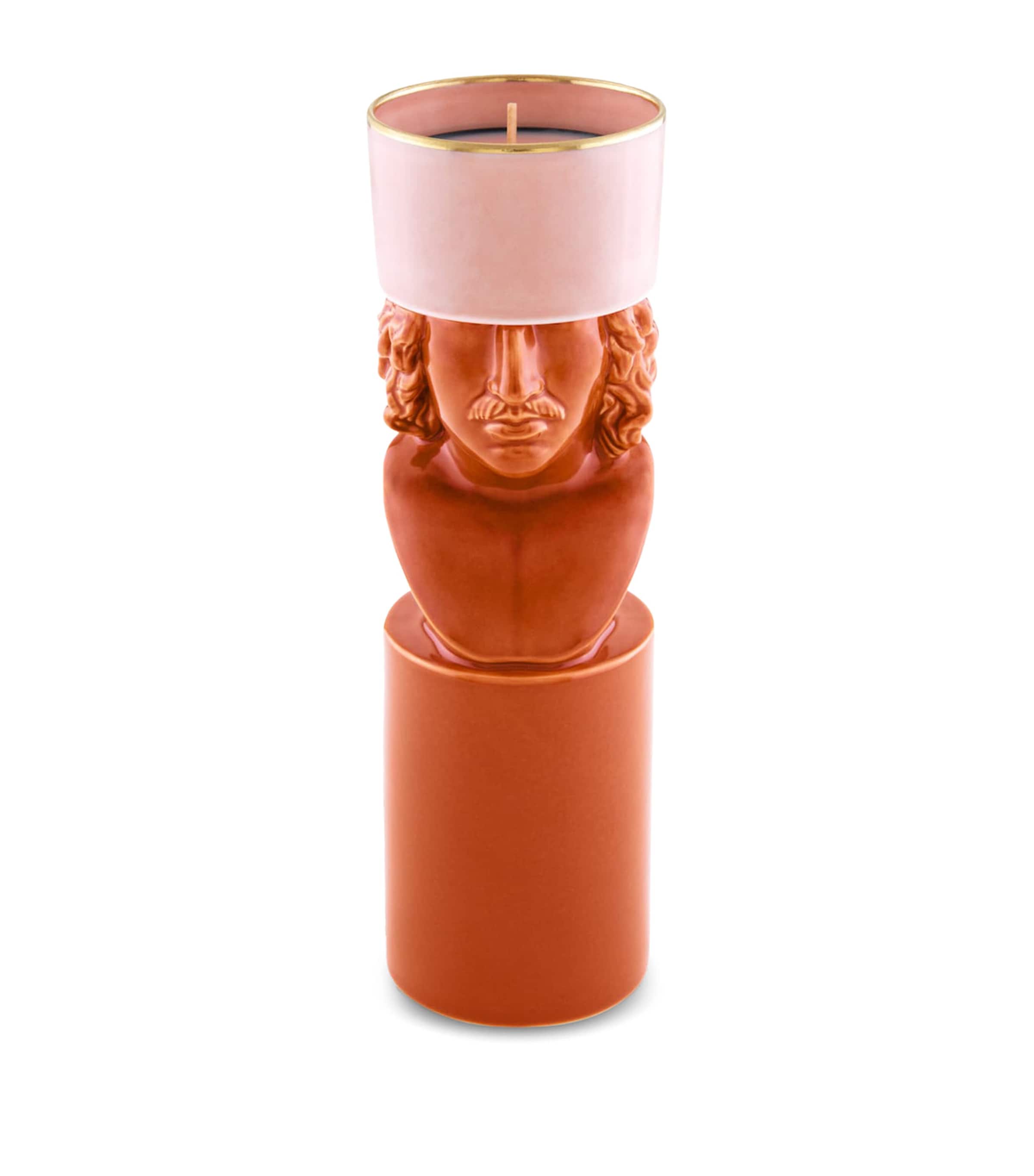 GINORI 1735 porcelain Il Letterato candle holder - British product