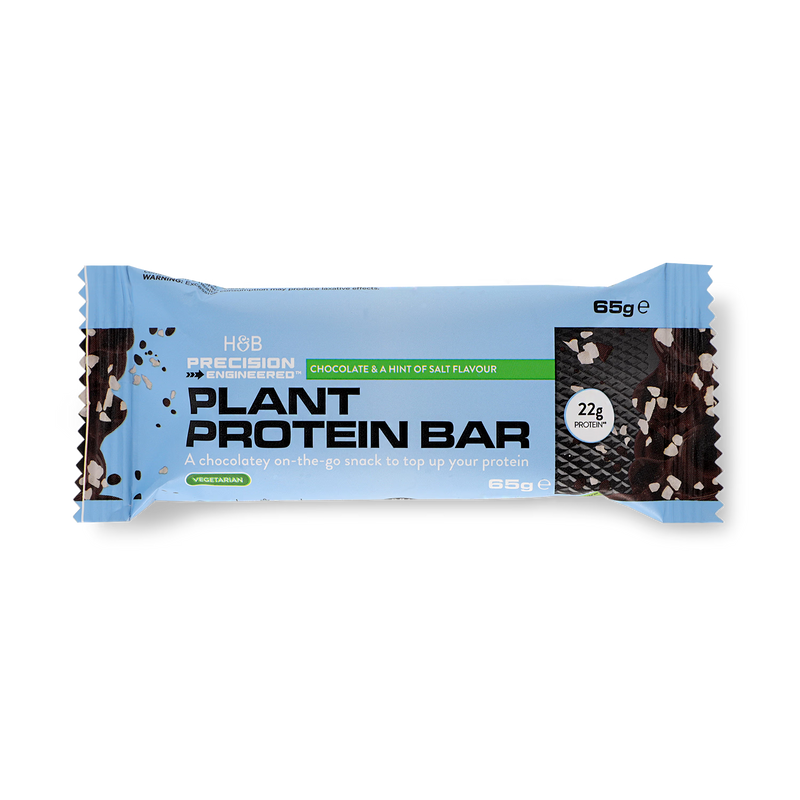 Precision Engineered plant protein bar dark chocolate seasalt 65g - British product