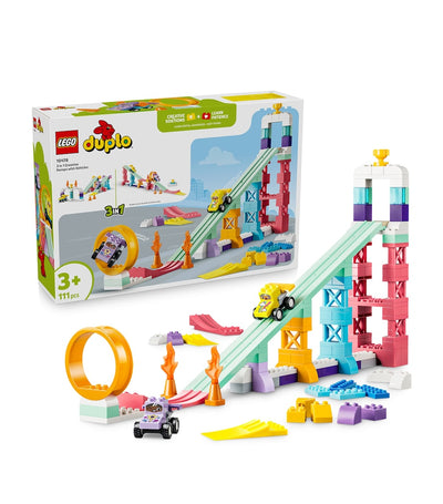 Harrods Lego DUPLO 3 in 1 Creative Ramps with Vehicles Building Toy Set- Buy online at McGrocer