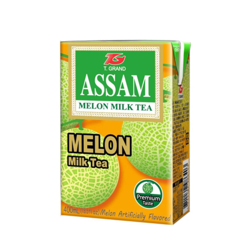 T. Grand Assam melon milk tea chilled beverage, UK version