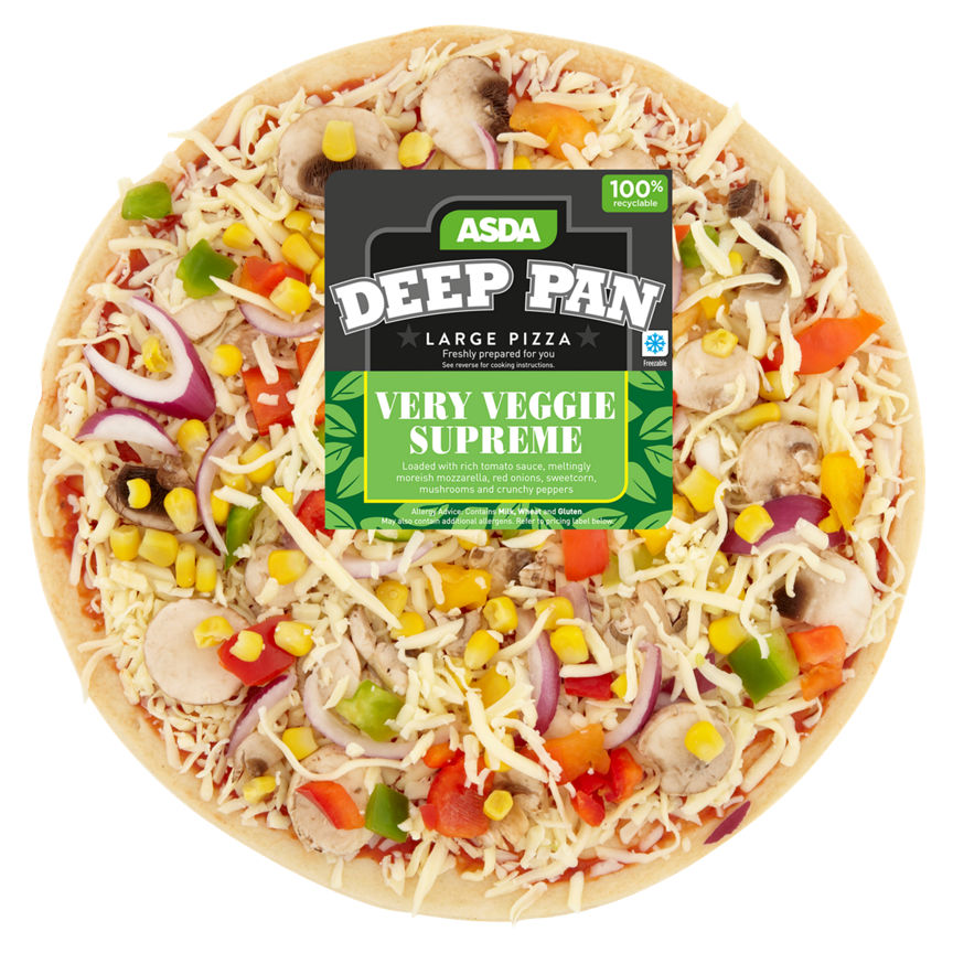 ASDA Large Deep Pan Very Veggie Supreme (Typically 1141g) GOODS ASDA   