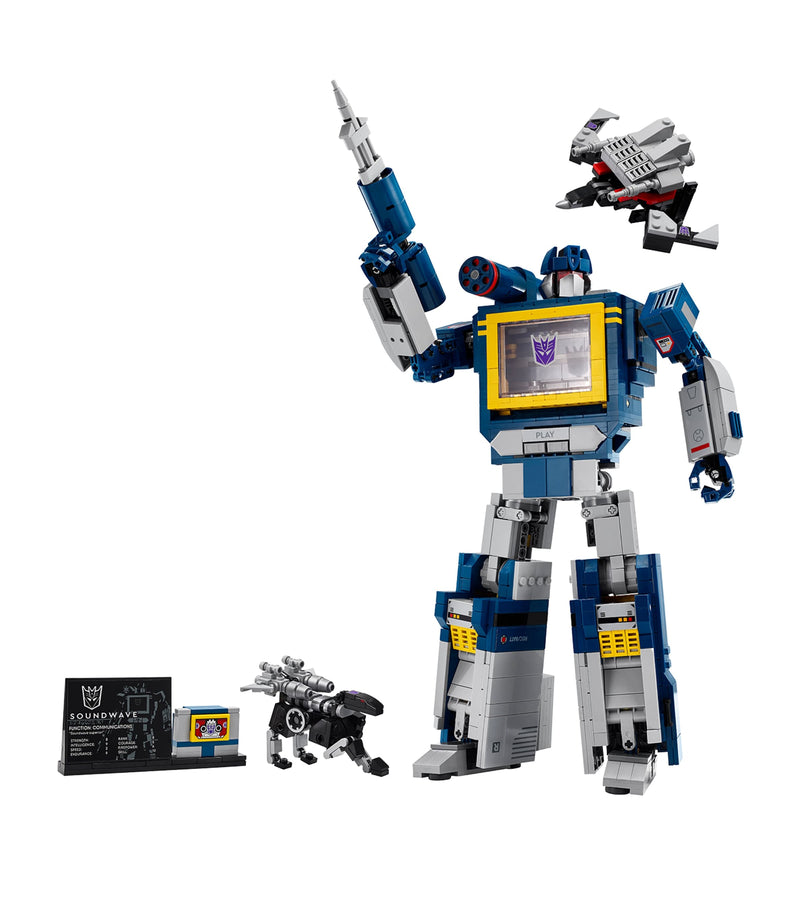 Lego Transformers Soundwave buildable figure set with 1505 pieces, UK version