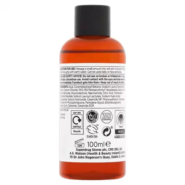 Me+ Salicylic Acid Cleanser 100ml, imported from the UK