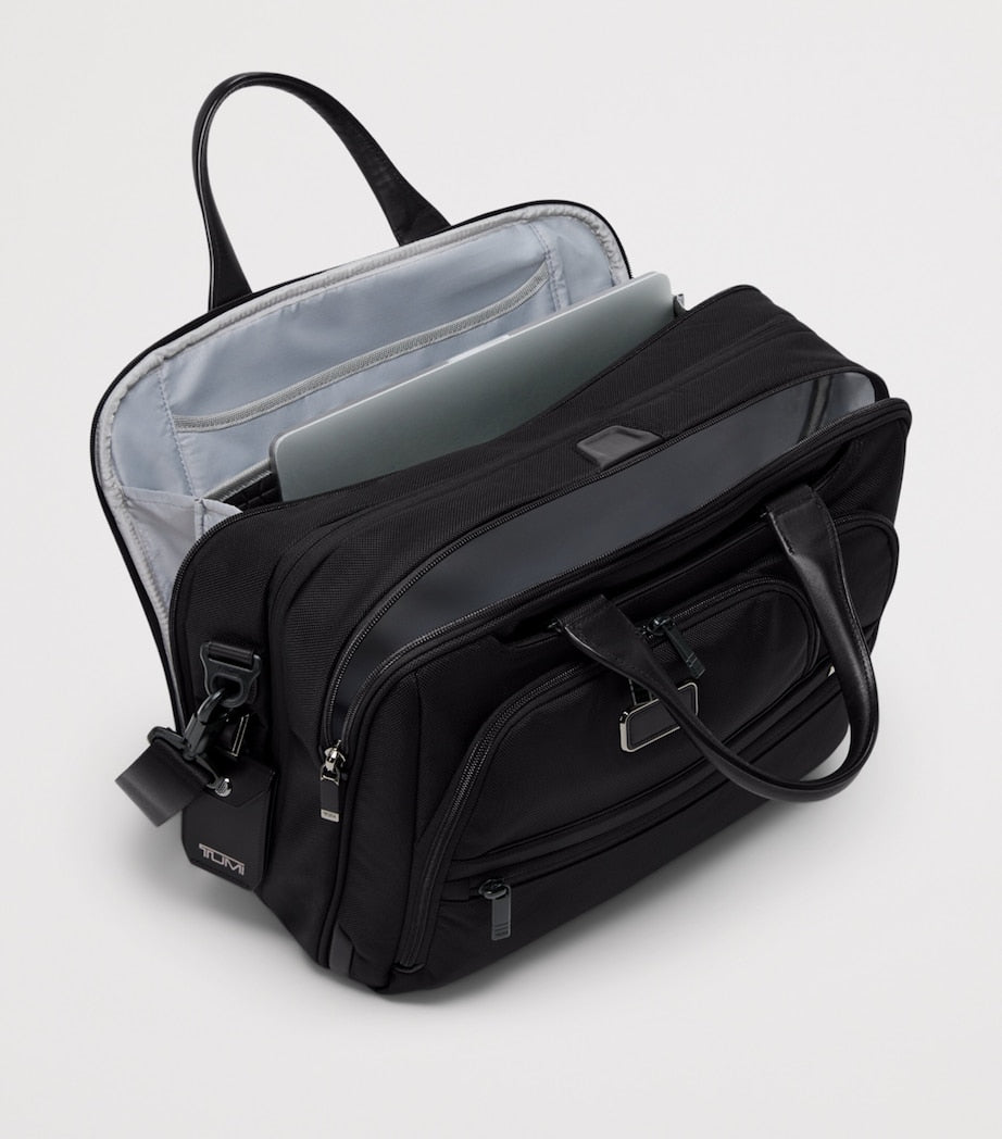 Tumi Alpha 4 expandable briefcase for 15-inch laptop, imported from the UK