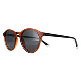 Polaroid brown men sunglasses round frame - British product