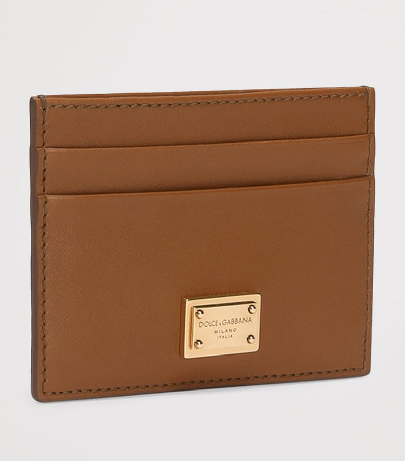 Dolce&Gabbana grained calfskin card holder, imported from the UK
