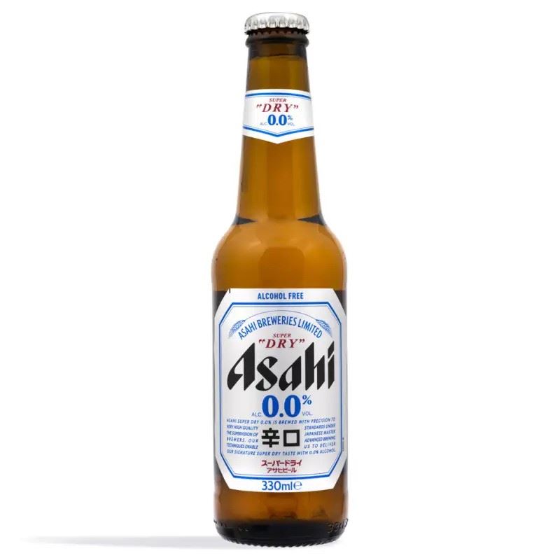 Asahi Super Dry alcohol-free beer 0.0% - British product