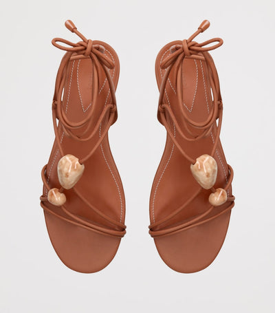 Zimmermann Leder Gleam Sandalen