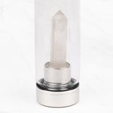 Myga clear quartz crystal glass water bottle - British product