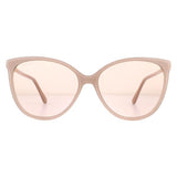 Jimmy Choo Lissa/S cat eye sunglasses nude glitter gold mirror (British brand)