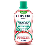 Corsodyl Complete Protection, Daily Gum Mouthwash, Mild Mint 500ml GOODS Boots   