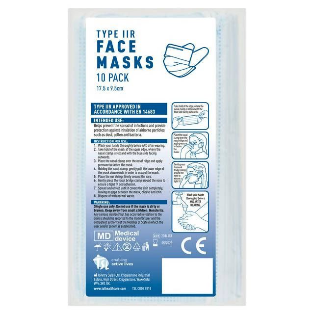 Face Mask Type IIR x10