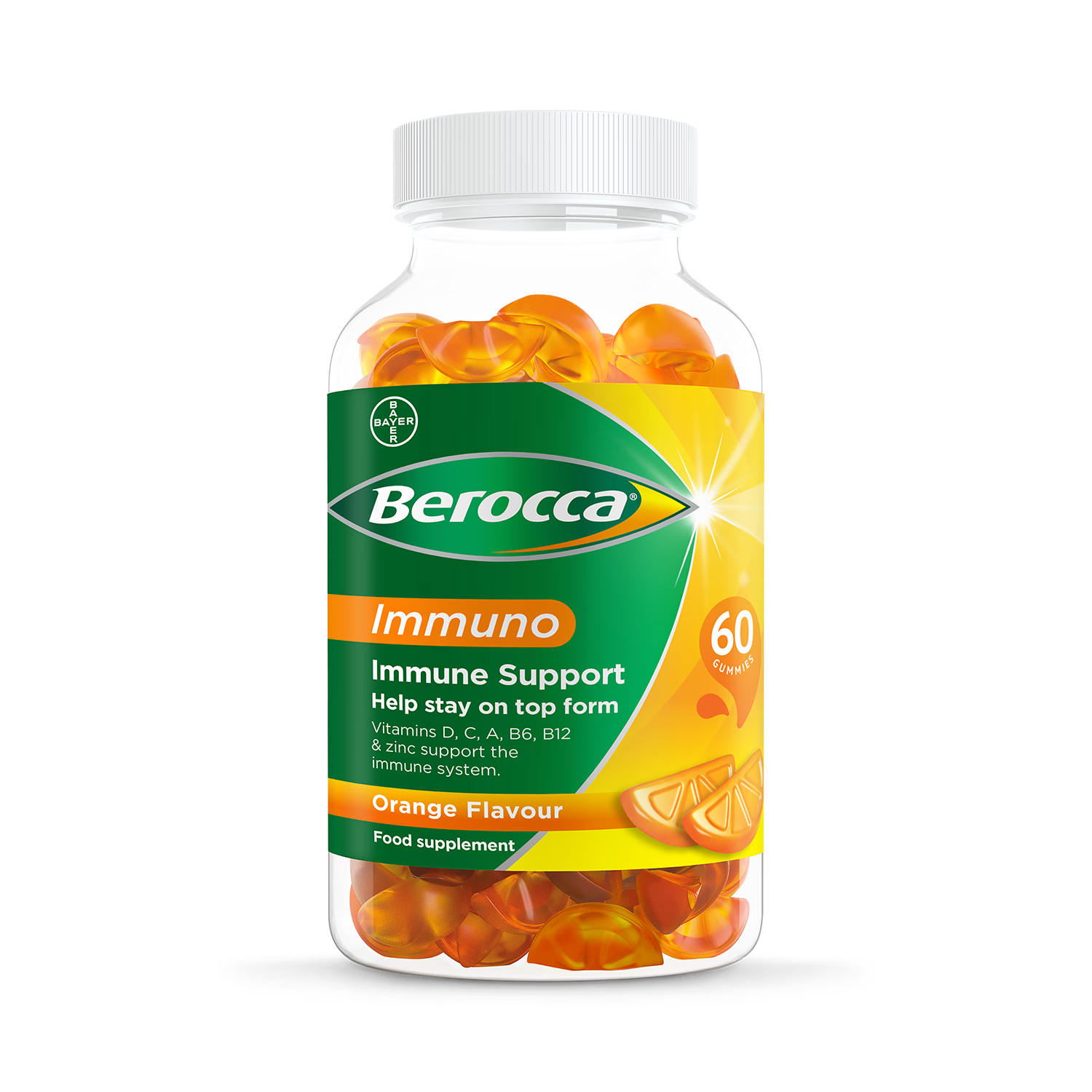 Berocca Immuno orange gummies 60 - British product