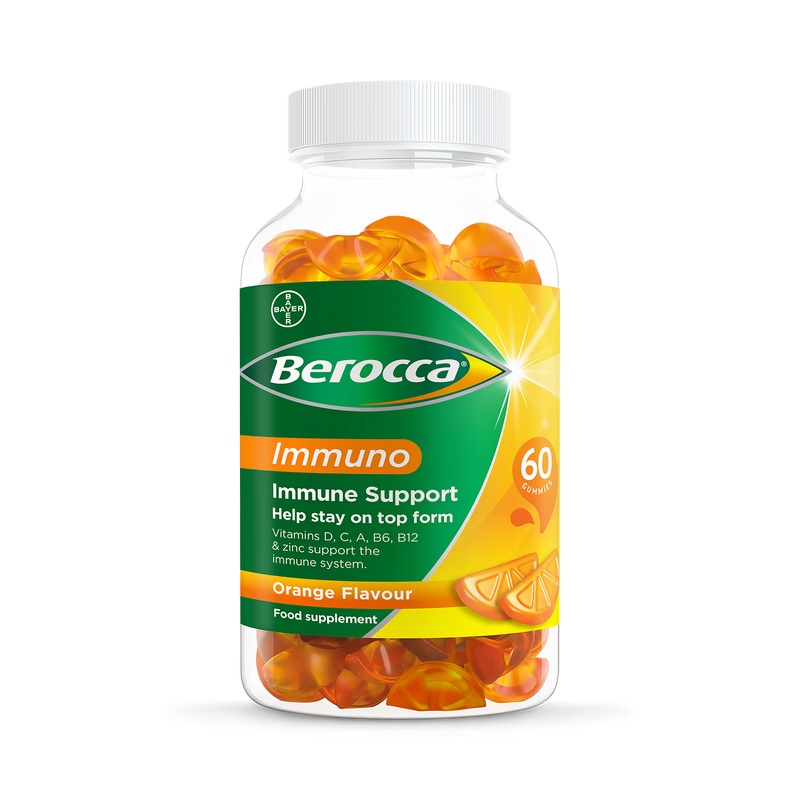 Berocca Immuno orange gummies 60 - British product