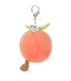 Jellycat Amuseables Peach Bag Charm, UK version